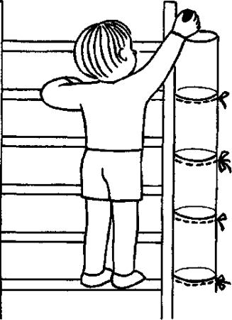 Раскраска шведская стенка