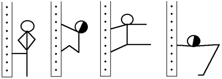 Спортивные упражнения раскраска