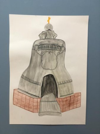 Достопримечательности Москвы царь-колокол и царь-пушка раскраска