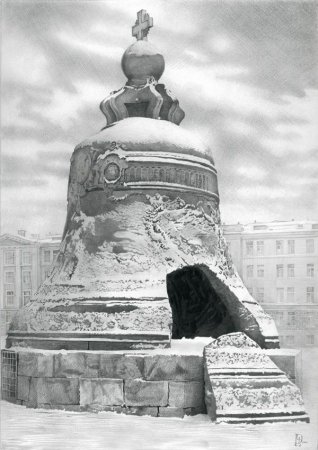 Царь колокол гравюра