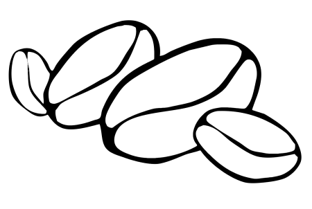 Зернышко раскраска для детей