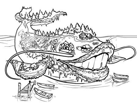 Иван крестьянский сын и чудо юдо раскраска