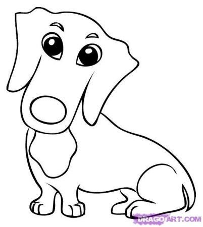 Раскраска такса