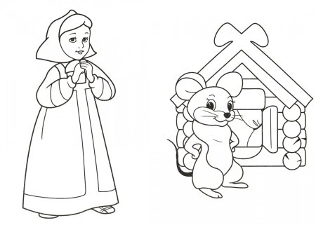 Бабушка рисунок раскраска