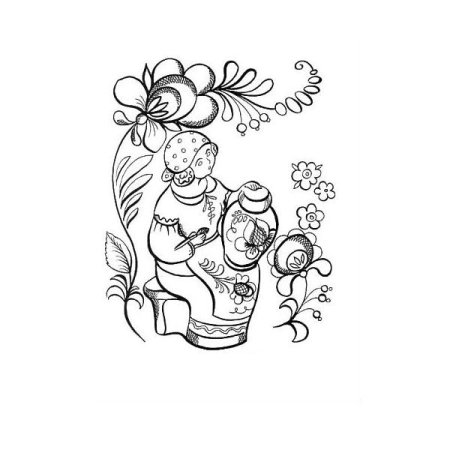 Народные промыслы Гжельская роспись для детей