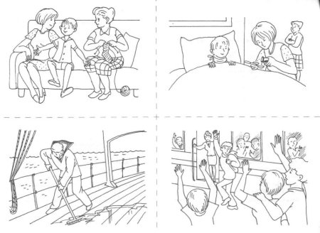 Сюжетная картинка карандашом