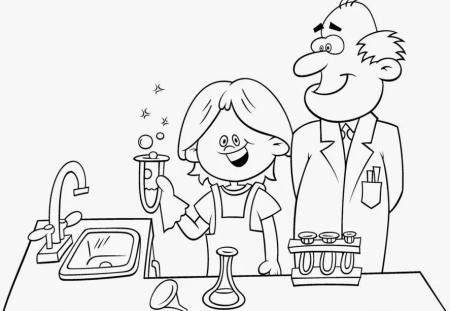 Лаборатория раскраска