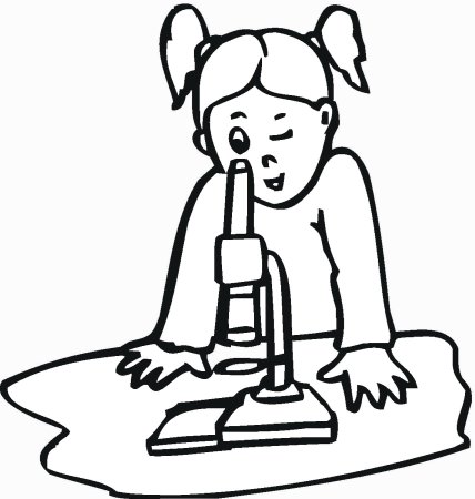 Научная лаборатория для детей в раскрасках