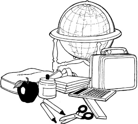 Химия раскраска для детей