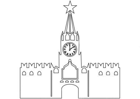 Собор Василия Блаженного эскиз