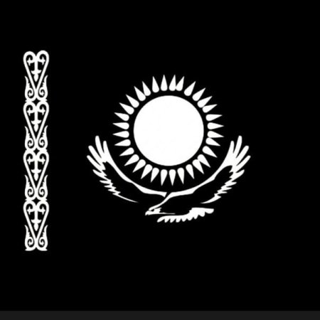 Флаг Казахстана рисунок