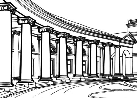 Колоннада. Артемиды. Зарисовки