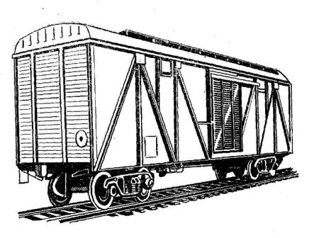 Вагон хоппер вектор