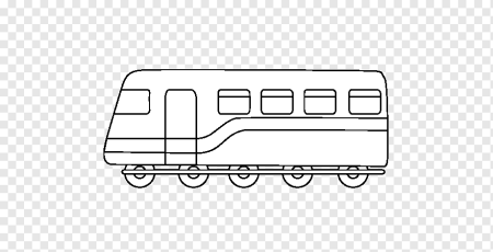 Электричка РЖД сбоку один вагон рисунок