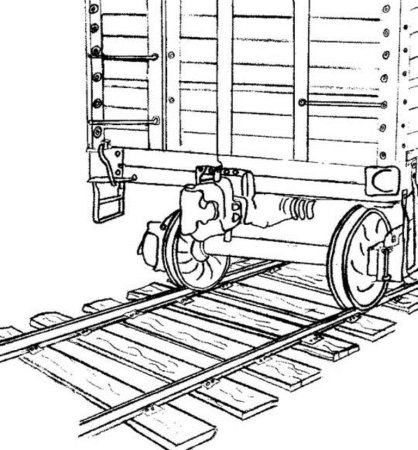 Вагон раскраска