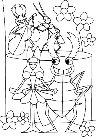 Муха Цокотуха раскраска для детей по сказкам Корнея Чуковского