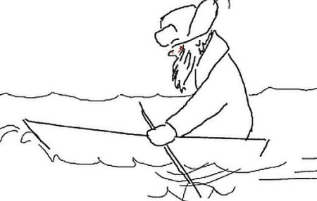 Белинский Виссарион Григорьевич одной линией портрет