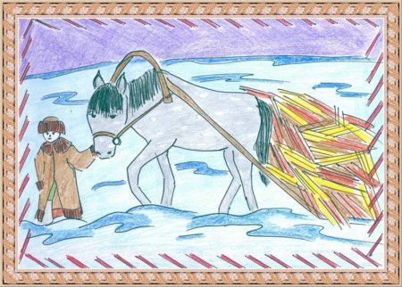 Некрасов дед Мазай и зайцы