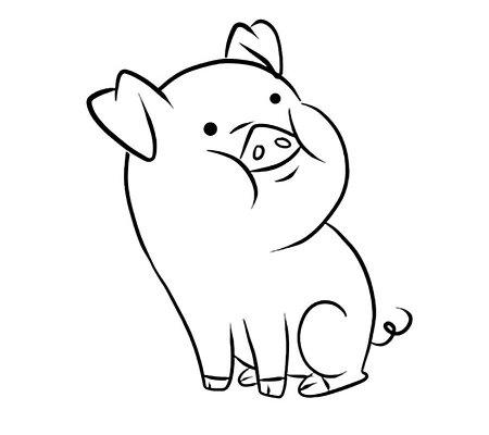 Разукрашка Гравити Фолз Пухля