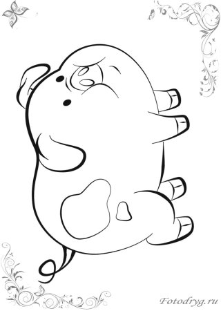 Раскраска Гравити Фолз Пухля