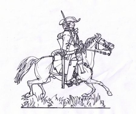 Бородинская битва раскраска