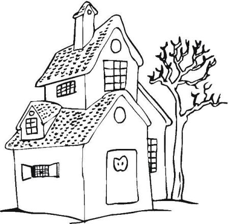 Раскраска мой дом