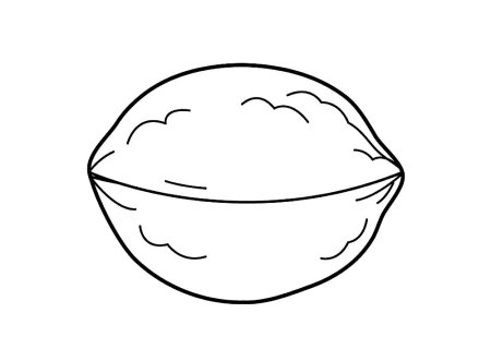 Орешки раскраска