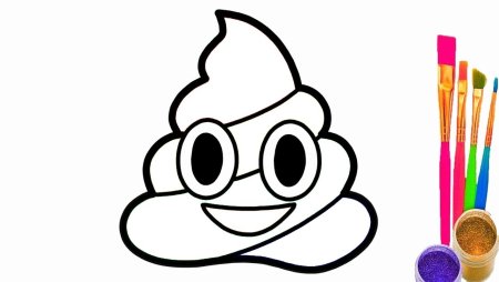 Раскраски какашки