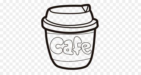 Стакан кофе раскраска