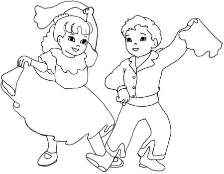 Танец рисунок для детей