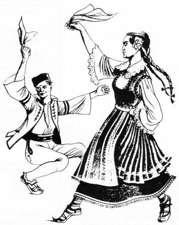 Стиляги раскраска