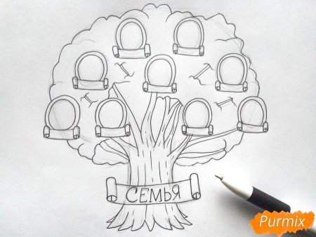 Рисование генеалогического дерева