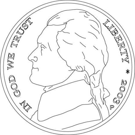 Монеты для раскрашивания