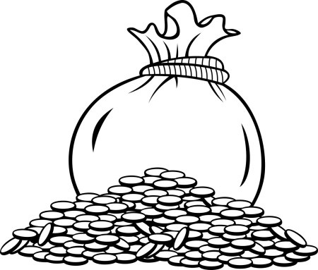 Монеты Рисованные