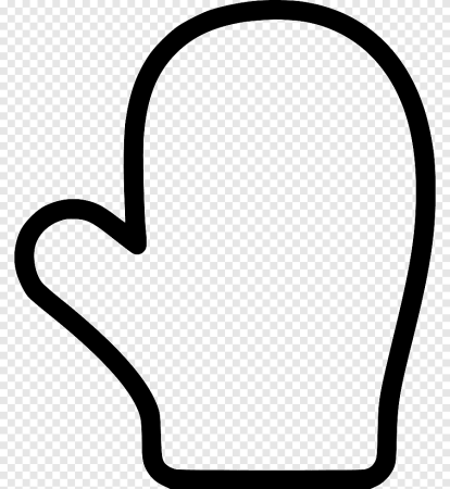 Шаблон варежки