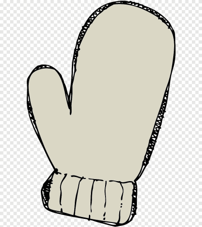 Варежка трафарет