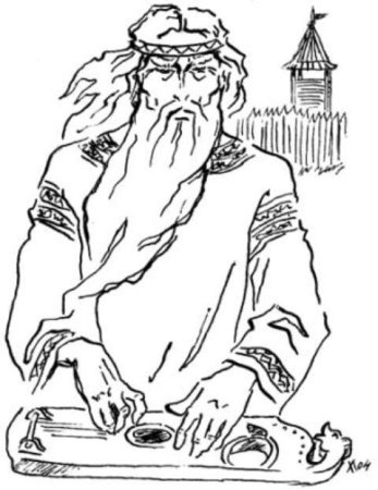 Былина Садко раскраска