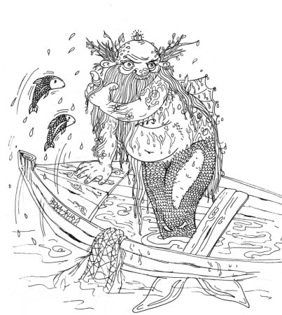 Садко гусли разукрашка