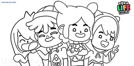 Tokidoki раскраска