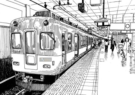 Метро раскраска для детей