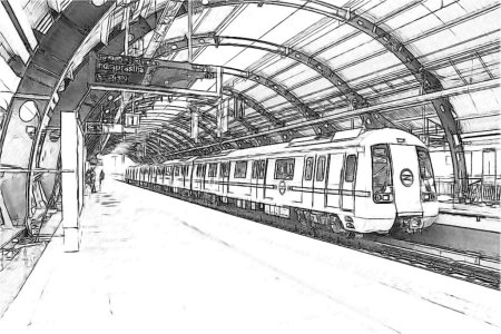 Метро скетч