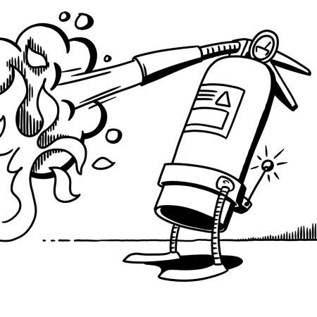 Огнетушитель эскиз