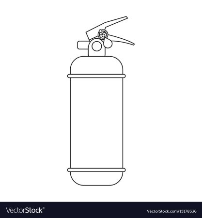 Огнетушитель раскраска для детей