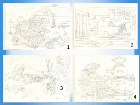 Раскраски сказки Чуковского Федорино горе