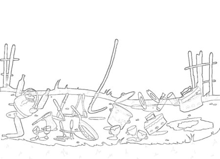 Дядя Федор раскраска