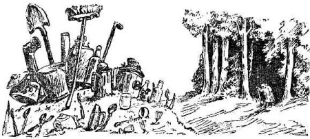 Иллюстрация к сказке Федорино горе раскраска