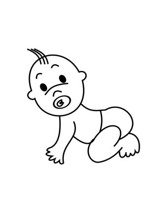 Раскраска пупс