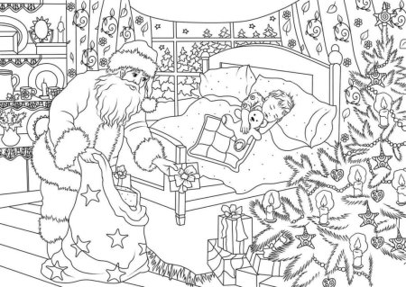 Раскраска. Новый год