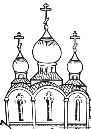 Православные раскраски для малышей