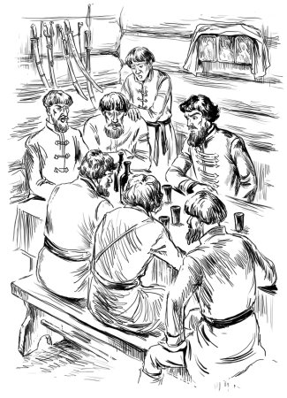 Капитанская дочка иллюстрации к повести карандашом